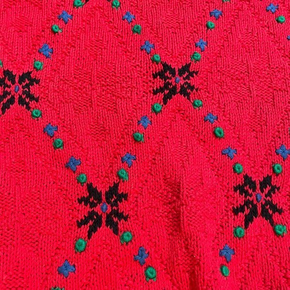 Northern Isles for Nordstroms Hand Knit Cotton Blend Sweater Size L - Picture 4 of 4